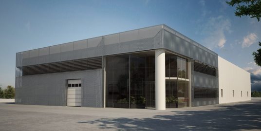 CASTEL SAN GIOVANNI : CAPANNONE DI 2.200 MQ FRONTE STRADA